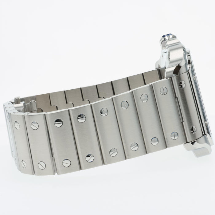 Cartier Santos Large Green Dial Stainless Steel WSSA0062 4072