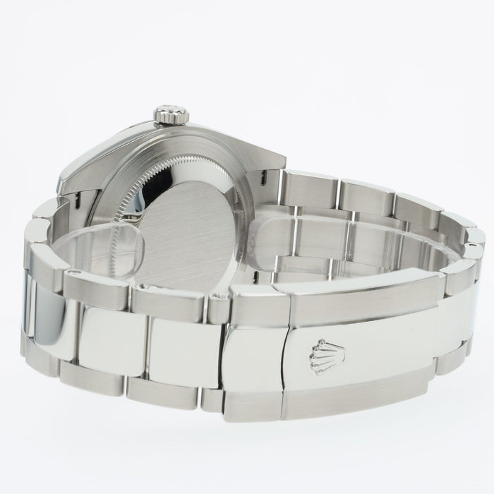 Rolex Datejust 41 Factory Blue Diamond Dial Oyster Stainless Steel 126334