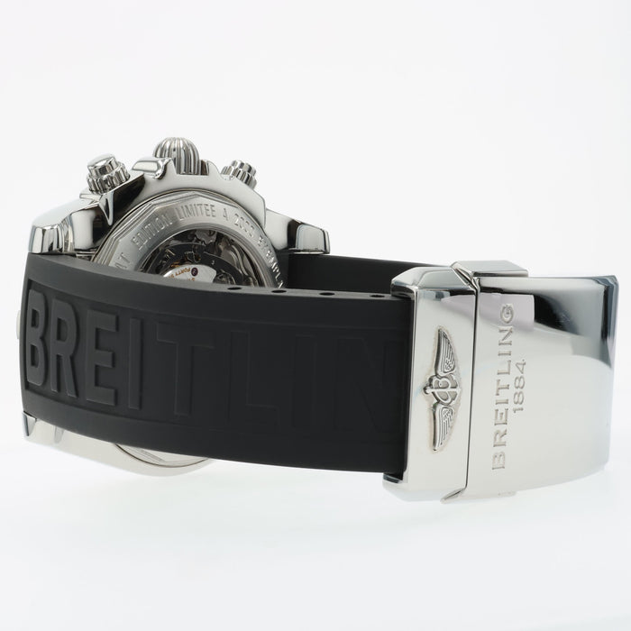 Breitling Chronomat 41 Black Dial Stainless Steel Chronograph Automatic AB0141