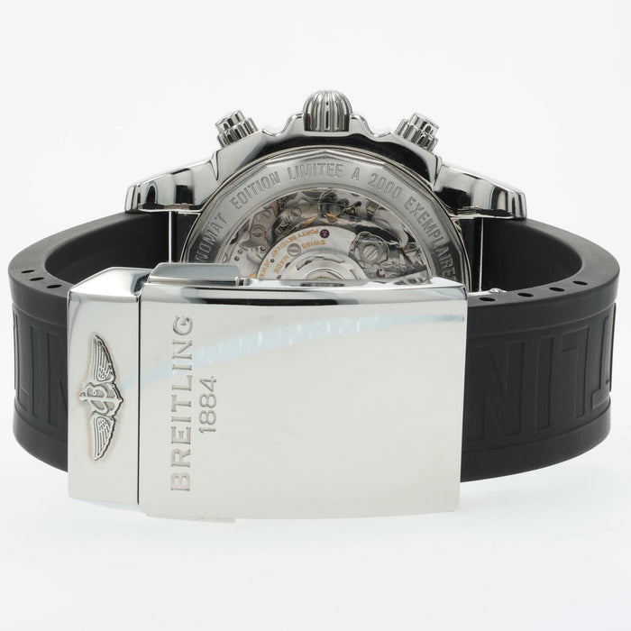 Breitling Chronomat 41 Black Dial Stainless Steel Chronograph Automatic AB0141