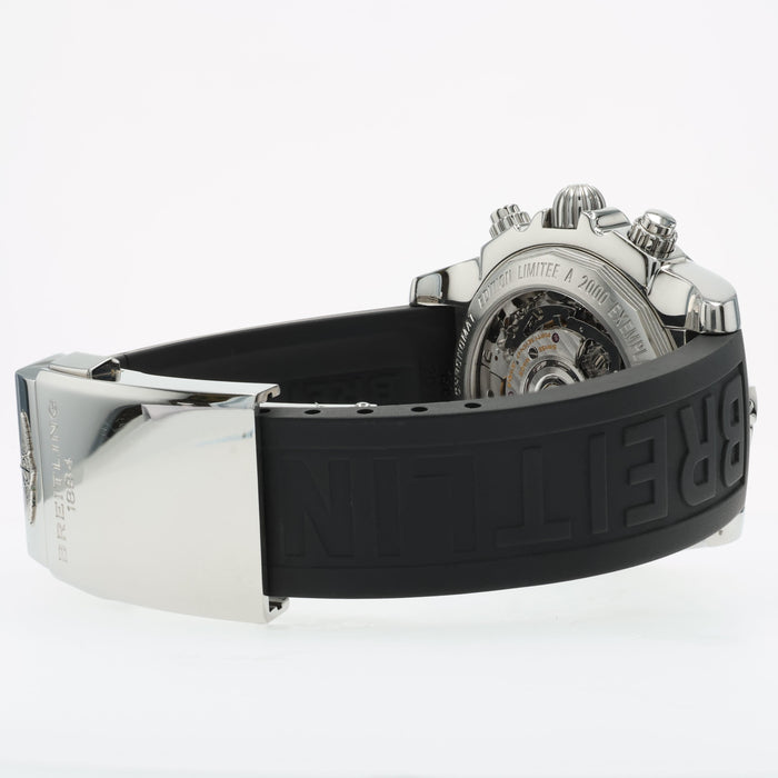Breitling Chronomat 41 Black Dial Stainless Steel Chronograph Automatic AB0141