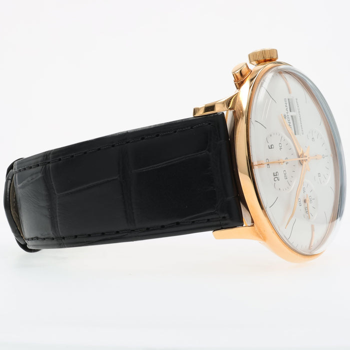 Junghans Meister Chronoscope Silvered Dial Automatic Stainless Steel 027/7023.03