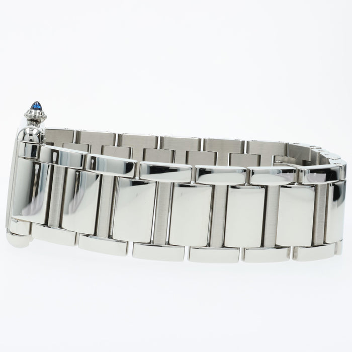 Cartier Tank Must Large Stainless Steel Quartz Silver Dial WSTA0122 4563