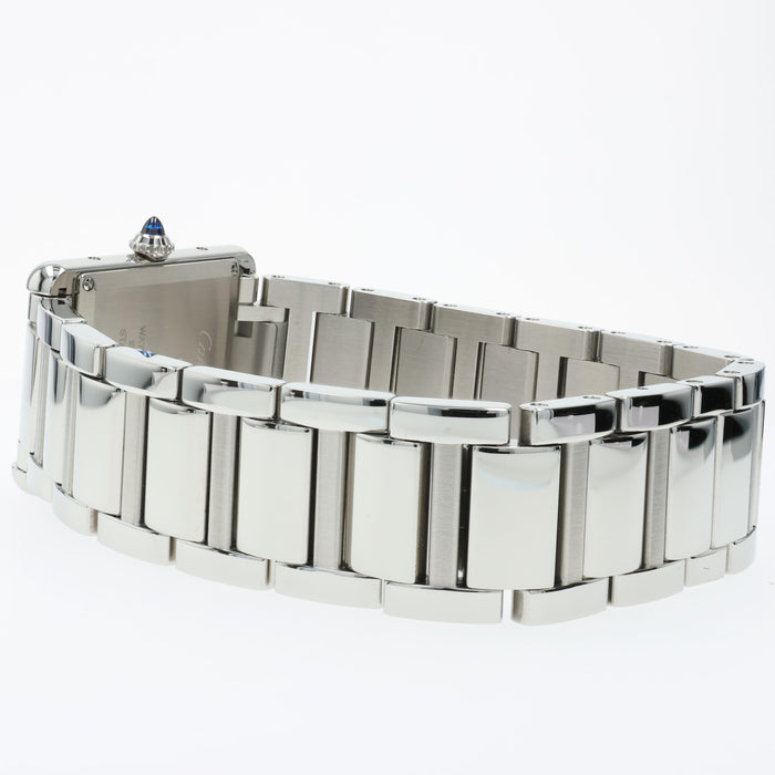 Cartier Tank Must Large Stainless Steel Quartz Silver Dial WSTA0122 4563