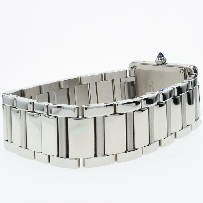 Cartier Tank Must Large Stainless Steel Quartz Silver Dial WSTA0122 4563