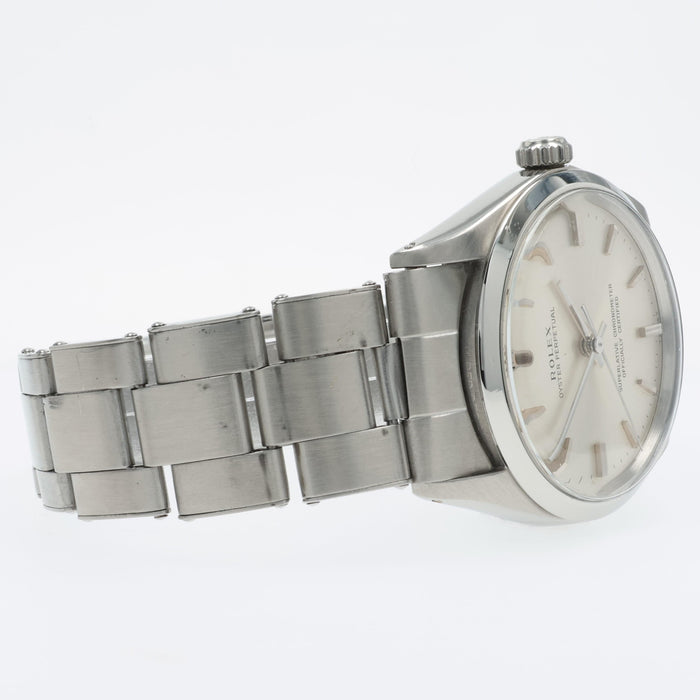 Rolex Oyster Perpetual Silver Dial Automatic 34mm Stainless Steel 1002