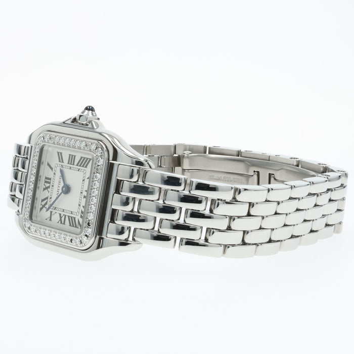 Cartier Panthere Quartz Factory Diamond Bezel Stainless Steel W4PN0016