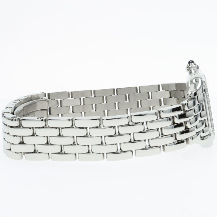 Cartier Panthere Quartz Factory Diamond Bezel Stainless Steel W4PN0016