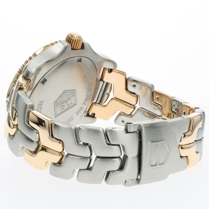 Tag Heuer Link Grey Dial 41mm Quartz 18kt Yellow Gold & Stainless Steel WT1151