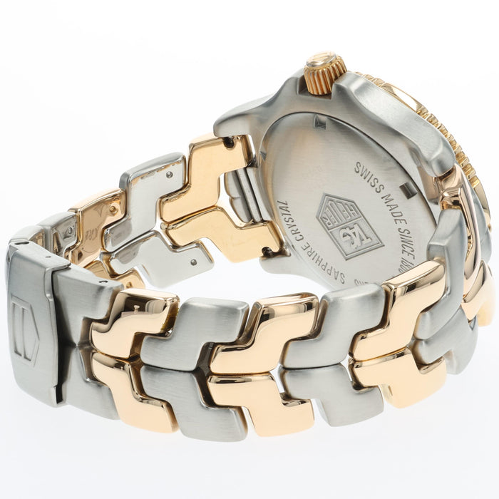 Tag Heuer Link Grey Dial 41mm Quartz 18kt Yellow Gold & Stainless Steel WT1151