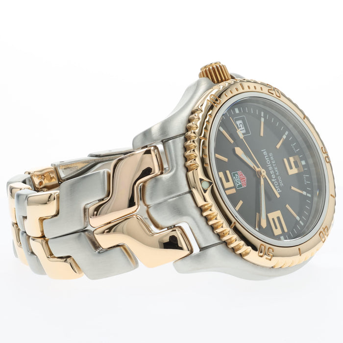 Tag Heuer Link Grey Dial 41mm Quartz 18kt Yellow Gold & Stainless Steel WT1151