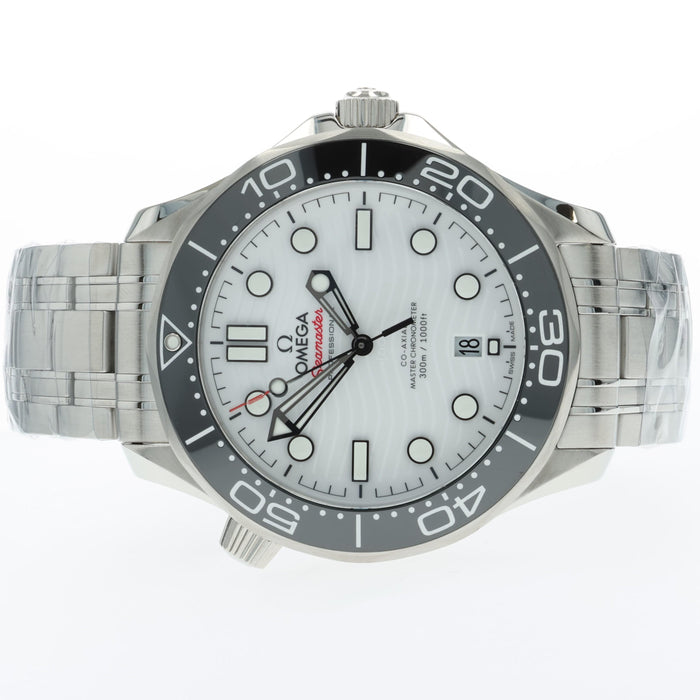 Omega Seamaster White Dial Automatic Stainless Steel 210.30.42.20.04.001