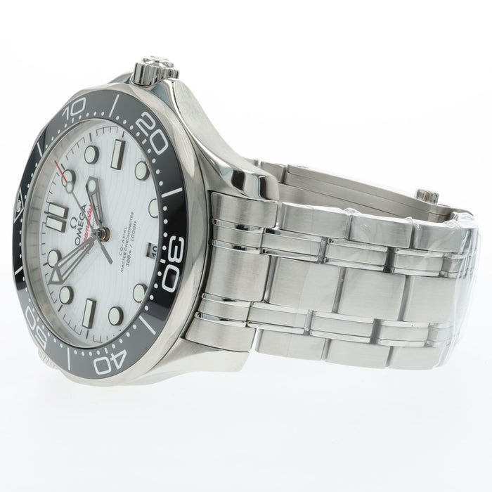 Omega Seamaster White Dial Automatic Stainless Steel 210.30.42.20.04.001