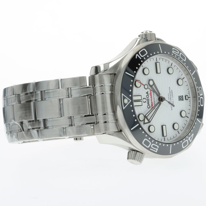 Omega Seamaster White Dial Automatic Stainless Steel 210.30.42.20.04.001