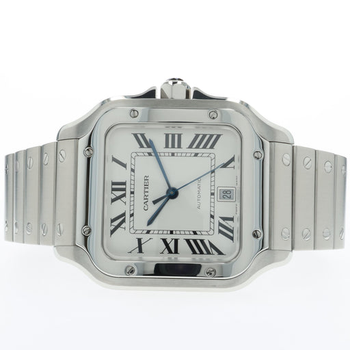 Cartier Santos De Cartier Large Silver Dial Automatic Steel WSSA0018 4072