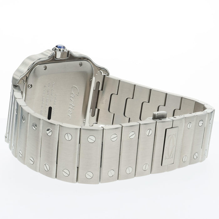 Cartier Santos De Cartier Large Silver Dial Automatic Steel WSSA0018 4072