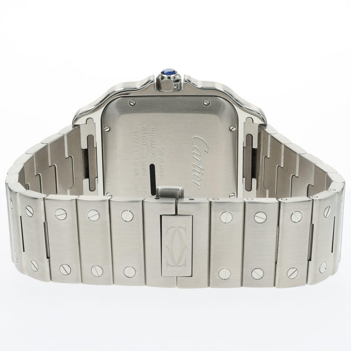 Cartier Santos De Cartier Large Silver Dial Automatic Steel WSSA0018 4072
