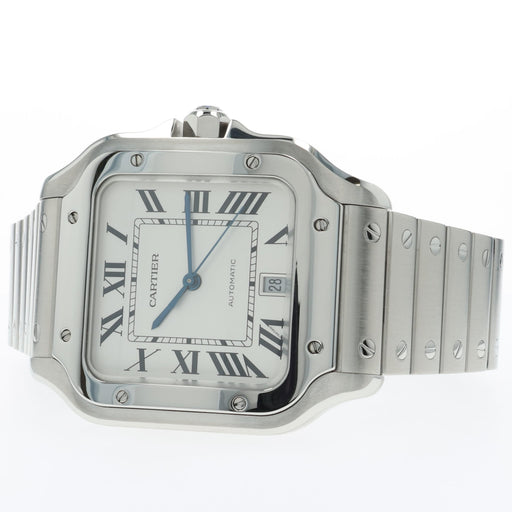 Cartier Santos De Cartier Large Silver Dial Automatic Steel WSSA0018 4072