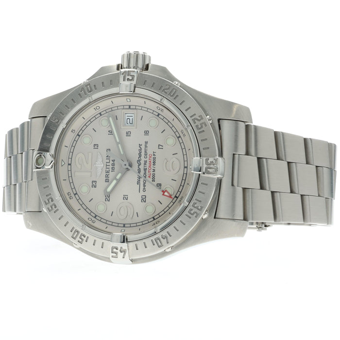 Breitling Superocean Steelfish Silver Dial Stainless Steel 44MM Automatic A17390