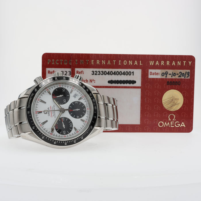 Omega Speedmaster White Dial Panda Chronograph Steel 323.30.40.40.04.001