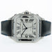 Cartier Santos XL Blue Strap Stainless Steel 39mm Automatic WSSA0018-4072