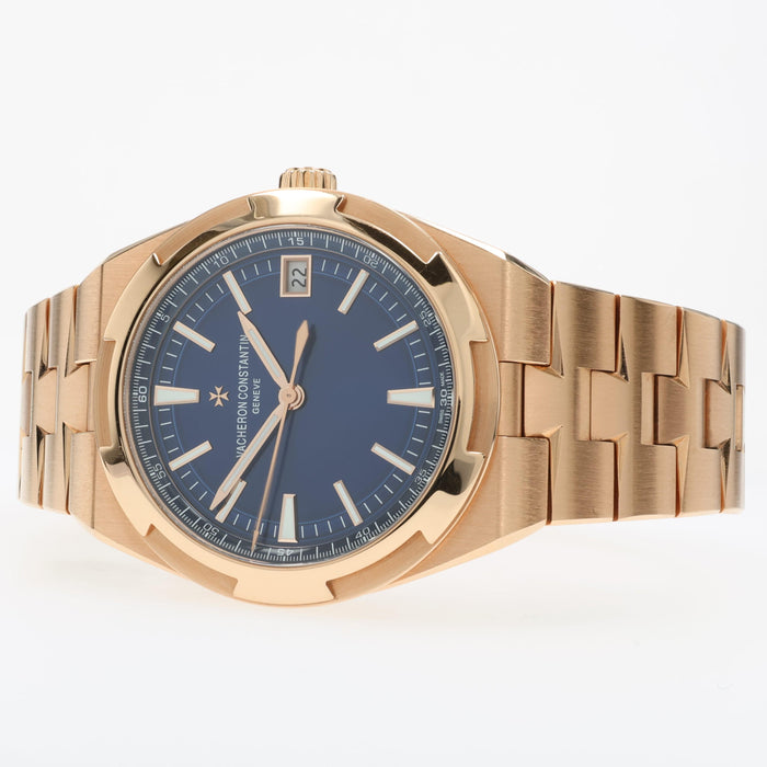 Vacheron Constantin Overseas Solid 18K Rose Gold 41MM Blue Dial 4500V/110R-B705