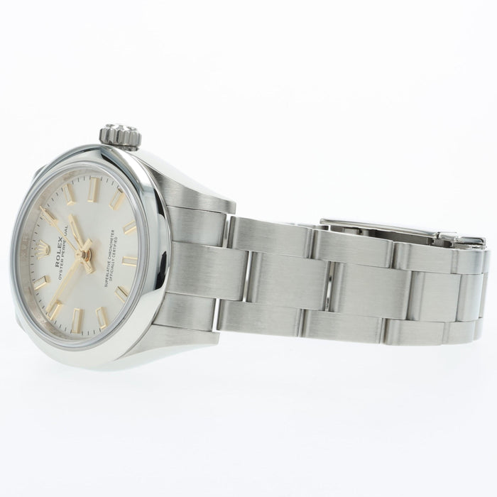 Rolex Oyster Perpetual 28mm Automatic Silver Dial Stainless Steel 276200