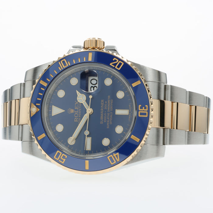 Rolex Submariner Date Blue Dial 18kt Yellow Gold & Stainless Steel 116613LB