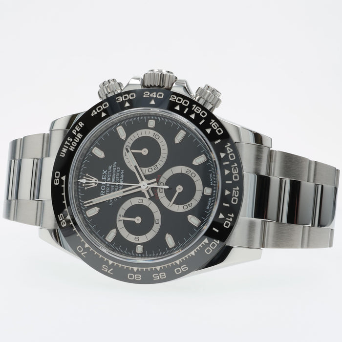 Rolex Daytona Black Dial Automatic Chronograph 40mm Stainless Steel 116500LN
