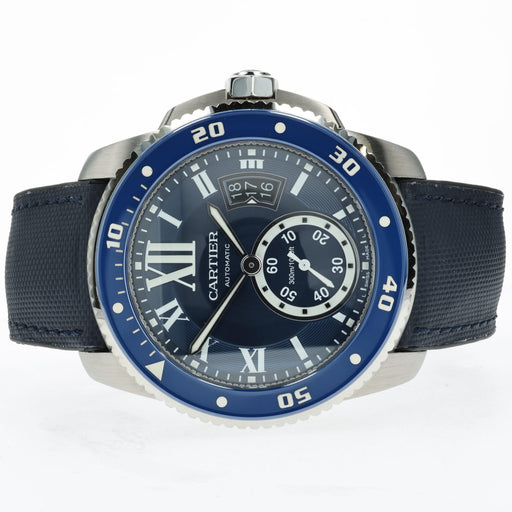 Cartier Calibre de Cartier Stainless Steel 42MM Blue Dial WSCA0010 3729
