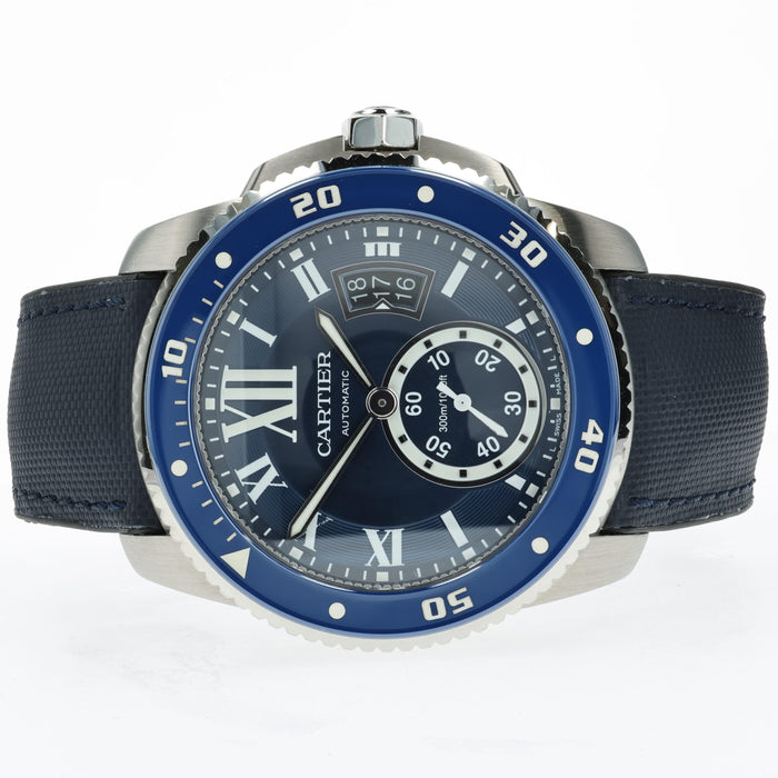 Cartier Calibre de Cartier Stainless Steel 42MM Blue Dial WSCA0010 3729