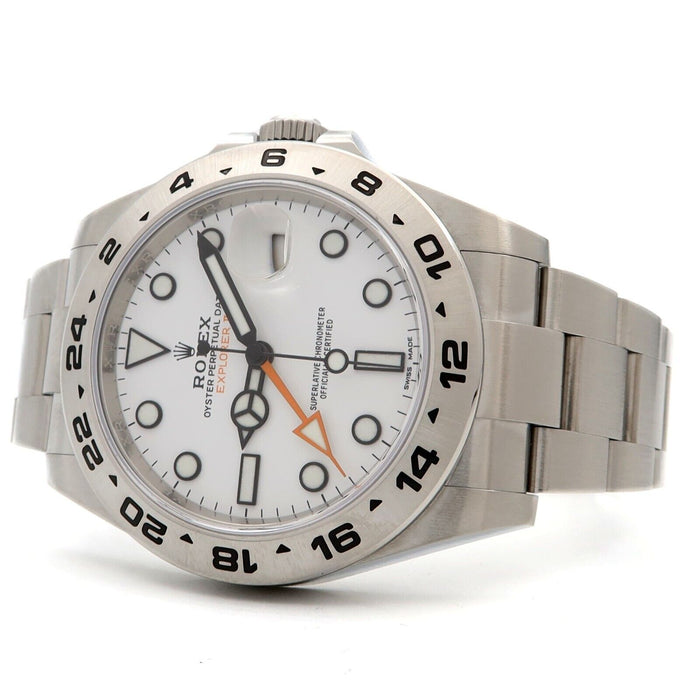 Rolex Explorer II White Polar Dial 42MM Automatic Stainless Steel Papers 216570