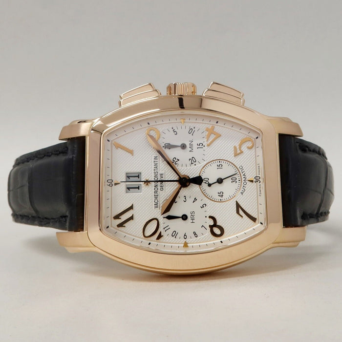 Vacheron Constantin Royal Eagle Chrono Solid 18kt Rose Gold Silver Dial 49145