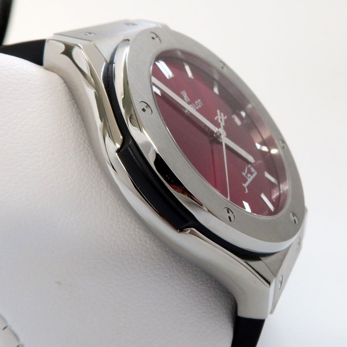 Hublot Classic Fusion Qatar Edition Titanium Burgundy Dial 511.NX.7370.LR.QTR15