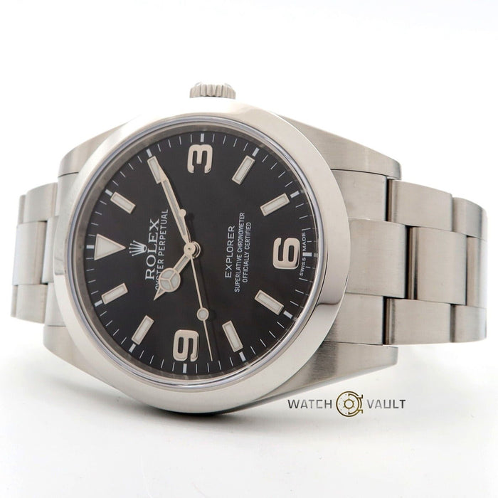 Rolex Explorer I Black Dial Automatic Stainless Steel 39MM Bx/Prs 214270