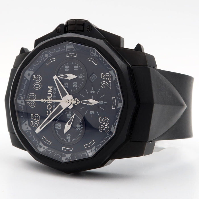 Corum Black Hull Admirals Cup Chronograph 48MM PVD Titanium 753.934.95-0371-AN92