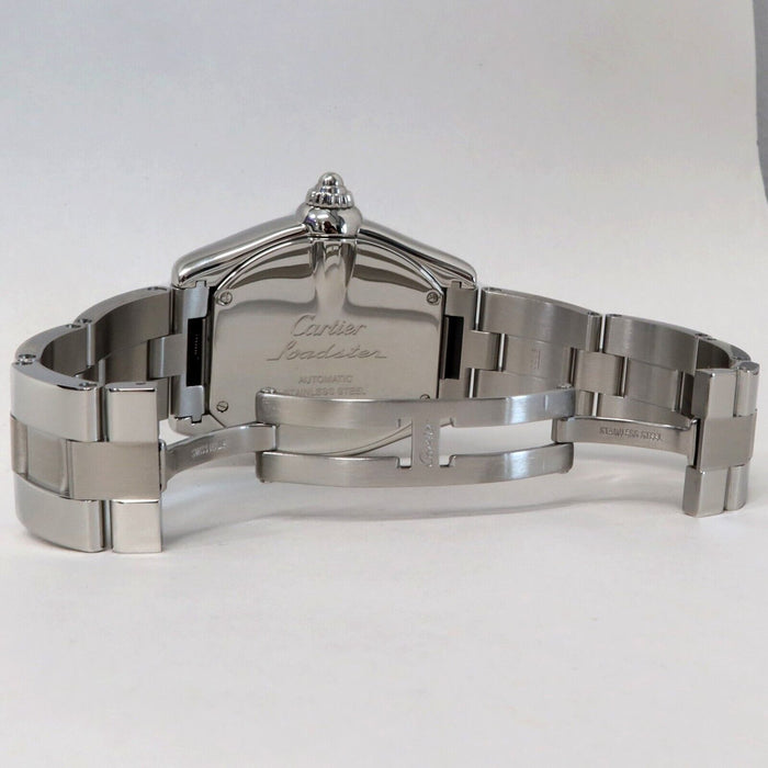 Cartier Roadster GMT XL Silver Dial Automatic Stainless Steel W62032X6