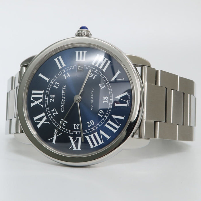 Cartier Ronde Solo de Cartier Blue Dial Automatic 42MM Stainless Steel WSRN0023