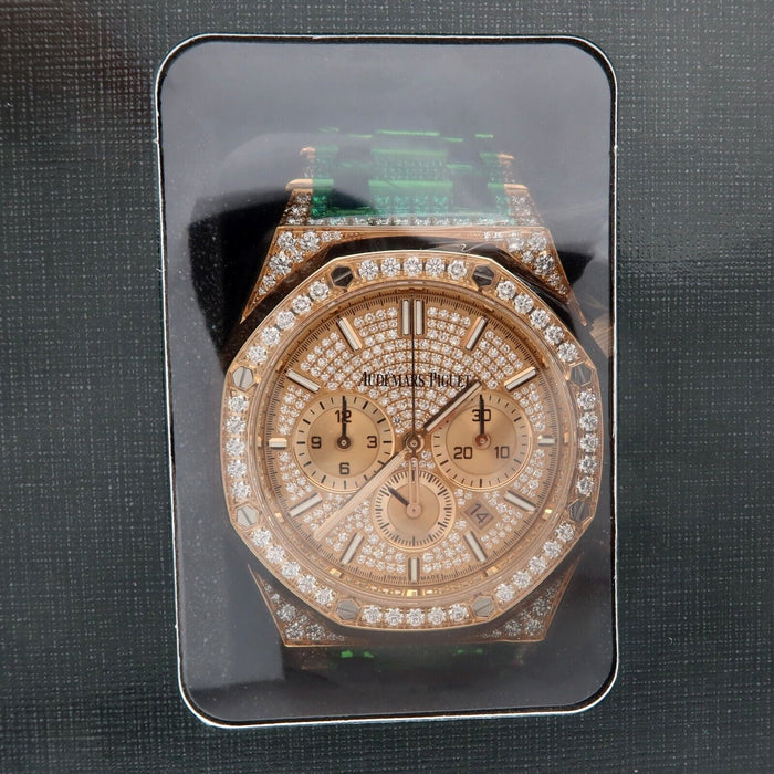 Audemars Piguet Royal Oak Chronograph 18K Rose Gold Diamond 26333OR.ZZ.1222OR.01