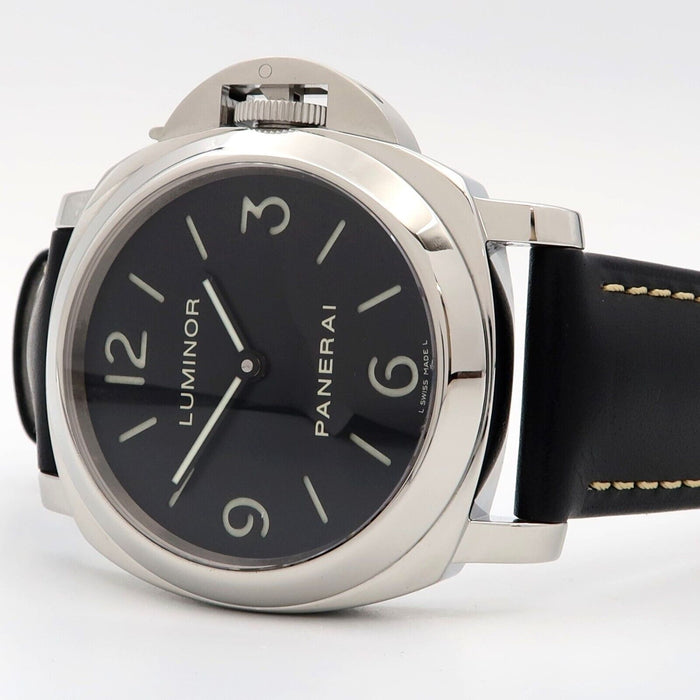 Panerai Luminor Marina Base Black Dial 44MM Manual Wind Stainless Steel PAM00112