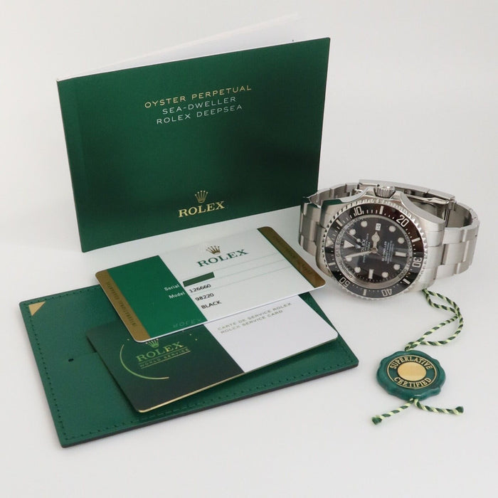 Rolex Sea-Dweller Deepsea Black Dial Automatic 44MM Stainless Steel 126660