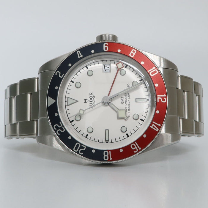 Tudor Black Bay GMT Pepsi Silver Dial Stainless Steel Automatic 41MM 79830RB