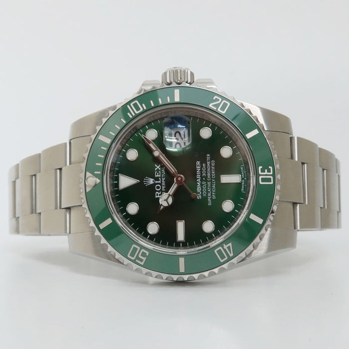 Rolex Submariner Date "Hulk" Green Dial Stainless Steel Oyster 40MM 116610LV