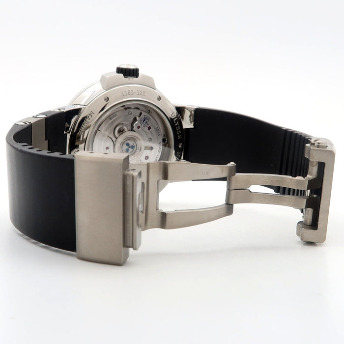 Ulysse Nardin Marine Chronometer Black Dial 45MM Stainless Steel 1183-122