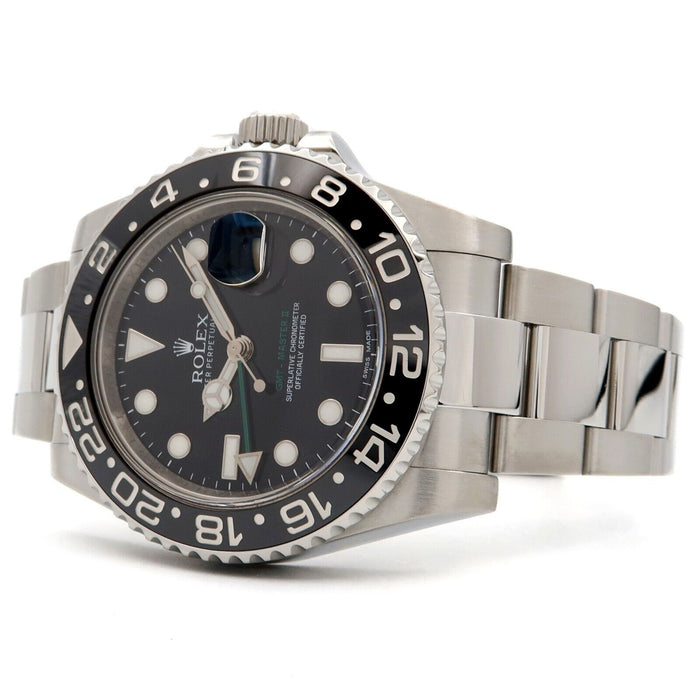 Rolex GMT-Master II Black Dial Automatic 40MM Stainless Steel 116710LN