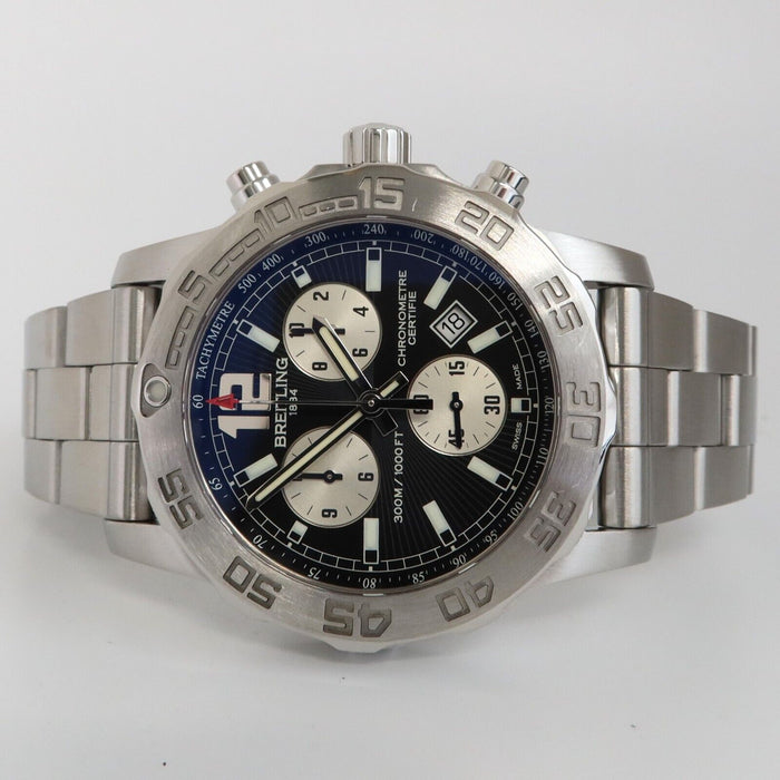 Breitling Colt Chronograph II Black Dial Stainless Steel Quartz 44MM A73387