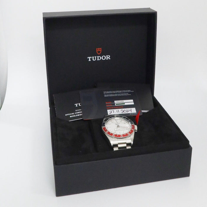 Tudor Black Bay GMT Pepsi Silver Dial Stainless Steel Automatic 41MM 79830RB