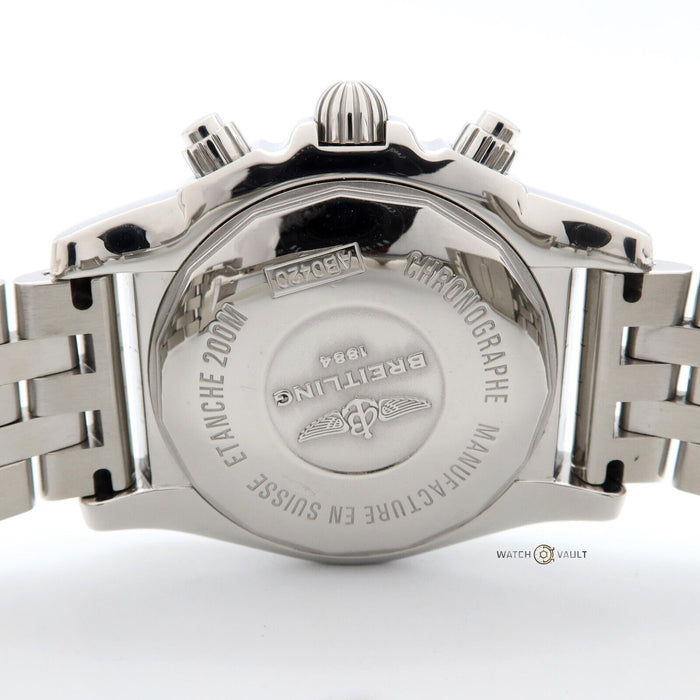 Breitling Chronomat 44 GMT Black Dial Chronograph Steel Automatic AB0420