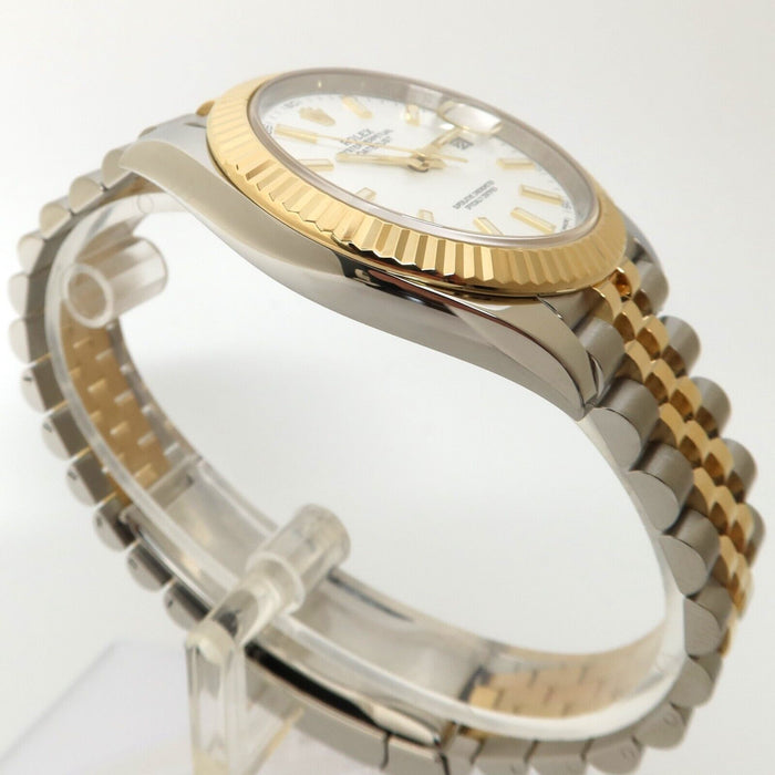 Rolex Datejust 41 White Dial 18kt Yellow Gold & Stainless Steel Jubilee 126333