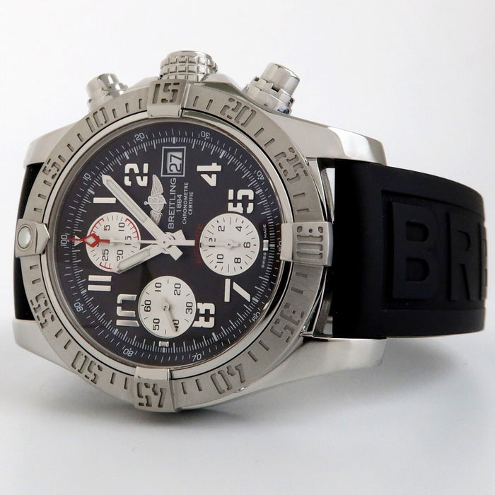 Breitling Avenger II Grey Dial Stainless Steel Chronograph 43MM Automatic A13381